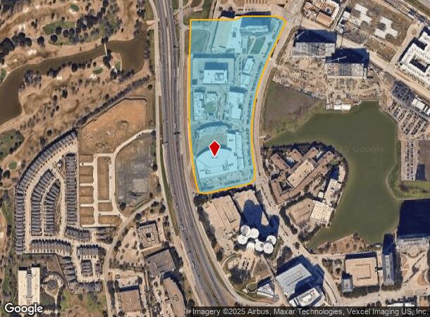 300 Las Colinas Blvd W, Irving, TX Parcel Map