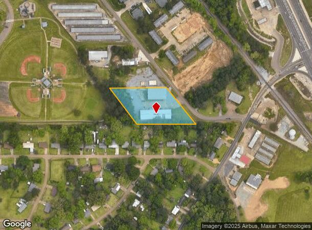  620 Industrial Dr, Richland, MS Parcel Map