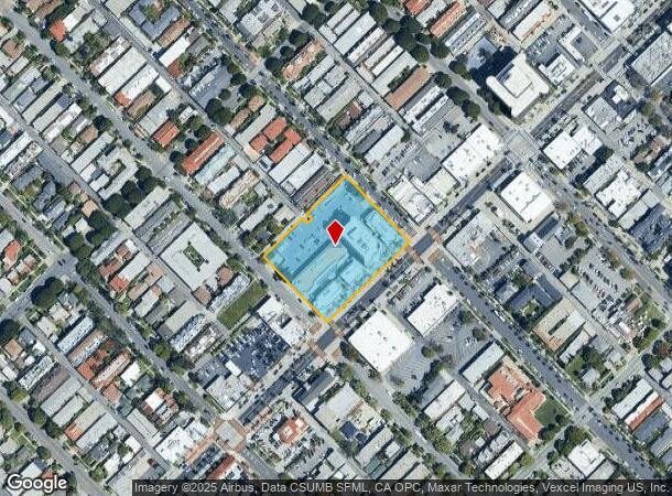 1801 Wilshire Blvd, Santa Monica, CA Parcel Map
