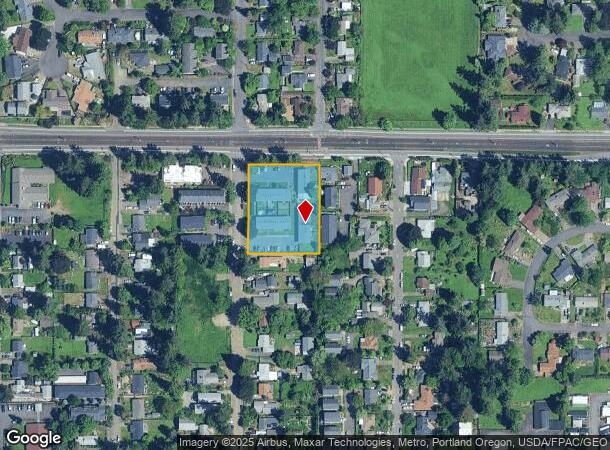 12702 E Burnside St, Portland, OR Parcel Map