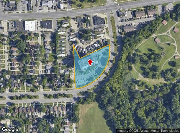  16600 W Outer Dr, Dearborn Heights, MI Parcel Map