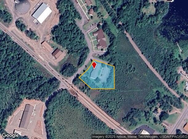 5322 N Lakeview Rd, Mercer, WI Parcel Map