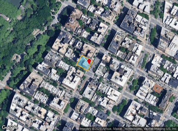  865 W End Ave, New York, NY Parcel Map