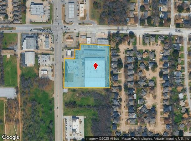 1010 N Industrial Blvd, Euless, TX Parcel Map