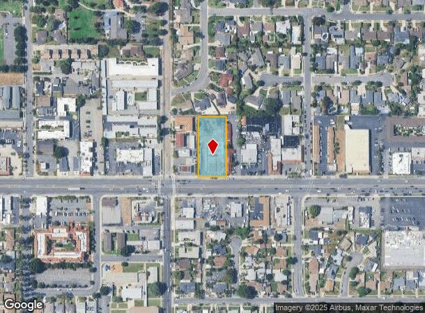 121 W Whittier Blvd, La Habra, CA Parcel Map