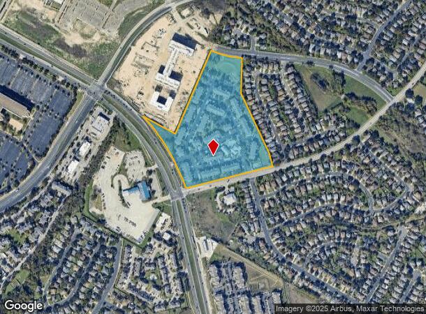 12800 Harrisglenn Dr, Austin, TX Parcel Map