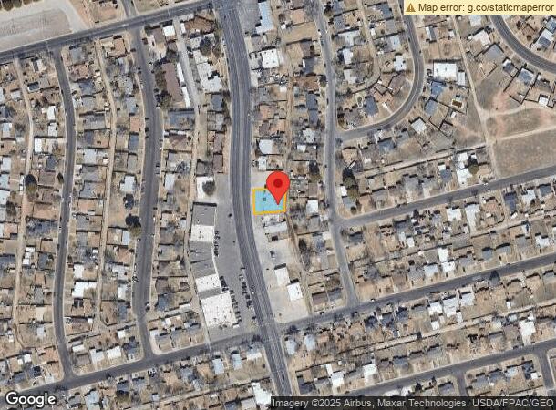  3636 N Dixie Blvd, Odessa, TX Parcel Map