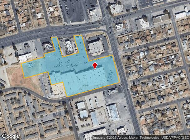 1341 W University Blvd, Odessa, TX Parcel Map