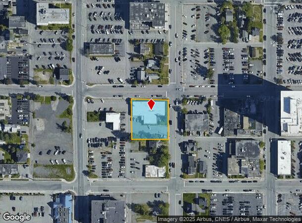  718 K St, Anchorage, AK Parcel Map