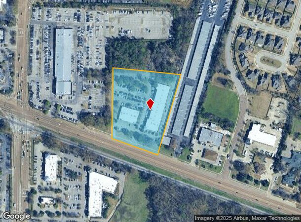  2028 W Poplar Ave, Collierville, TN Parcel Map