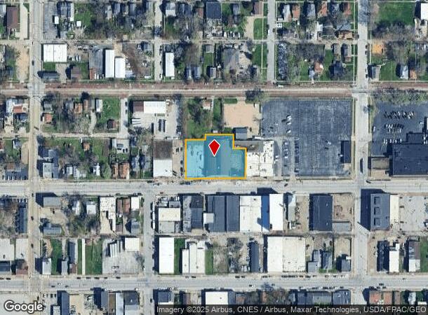 1012 W 4Th St, Davenport, IA Parcel Map