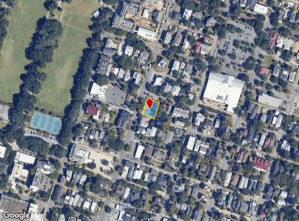  908 Abercorn St, Savannah, GA Parcel Map