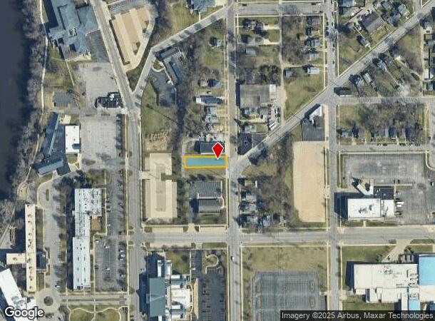  521 N Hill St, South Bend, IN Parcel Map