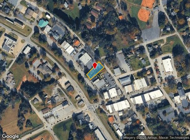 120 N Trade Ave, Landrum, SC Parcel Map