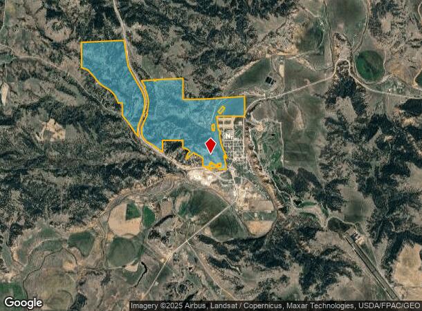 27 New Haven Rd, Hulett, WY Parcel Map