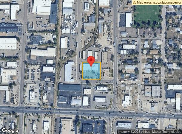  610 1St St, Colorado Springs, CO Parcel Map