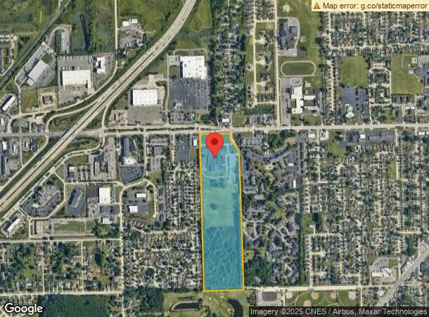  15601 Northline Rd, Southgate, MI Parcel Map