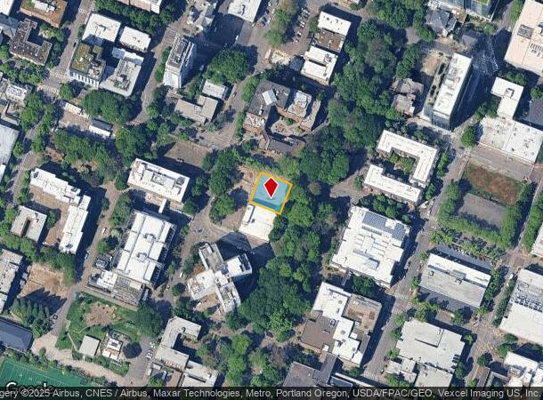  1609 Sw Park Ave, Portland, OR Parcel Map