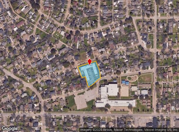  3955 Mather Ct, Dallas, TX Parcel Map