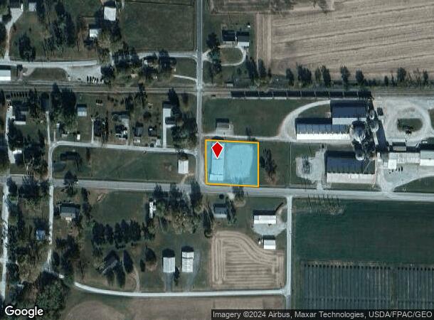  900 E Washington St, Blandinsville, IL Parcel Map