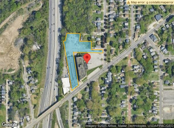  705 Johnston St, Akron, OH Parcel Map