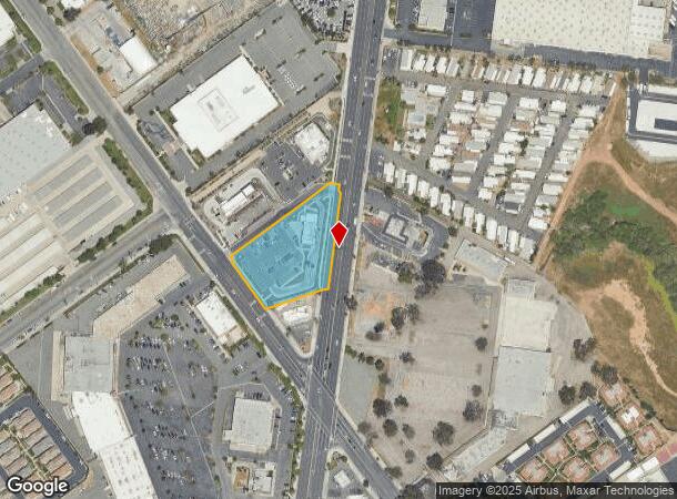  840 N Main St, Corona, CA Parcel Map