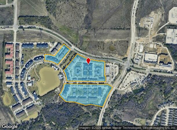 2875 Painted Lake Cir, The Colony, TX Parcel Map