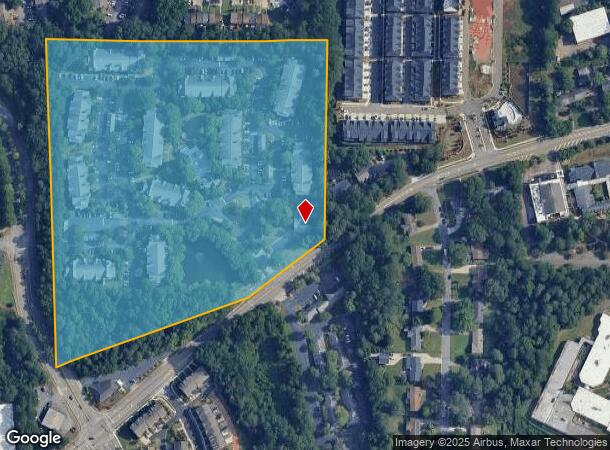  100 Legacy Oaks Cir, Roswell, GA Parcel Map