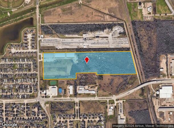  3215 Veterans Dr, Pearland, TX Parcel Map