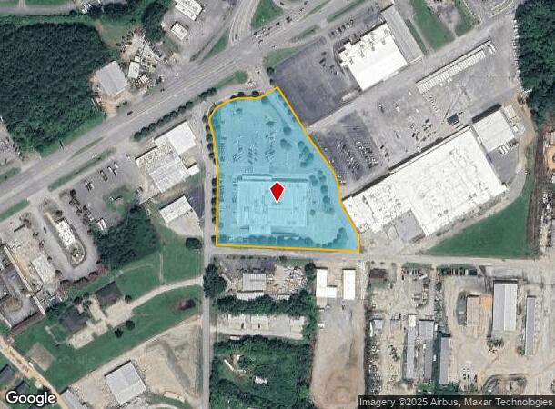  1410 Florence Blvd, Florence, AL Parcel Map