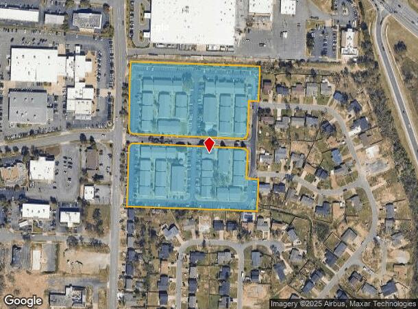1601 N Shackleford Rd, Little Rock, AR Parcel Map