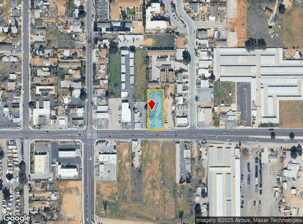 1250 E Sixth St, Beaumont, CA Parcel Map