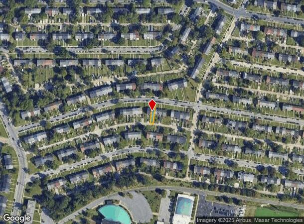  1267 Cedarcroft Rd, Baltimore, MD Parcel Map