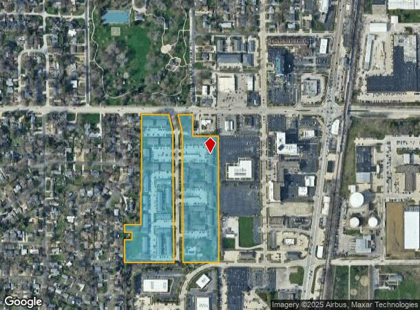  1601 Valley Rd, Champaign, IL Parcel Map