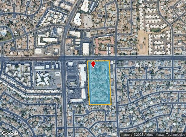 1055 W Baseline Rd, Mesa, AZ Parcel Map