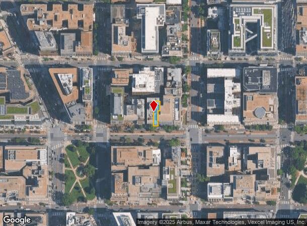  1625 K St Nw, Washington, DC Parcel Map