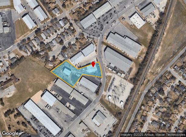  1269 Industrial Dr, New Braunfels, TX Parcel Map