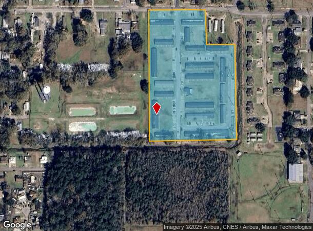 821 S Beulah St, Eunice, LA Parcel Map