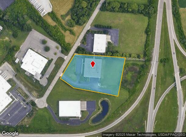  8000 Technology Blvd, Dayton, OH Parcel Map