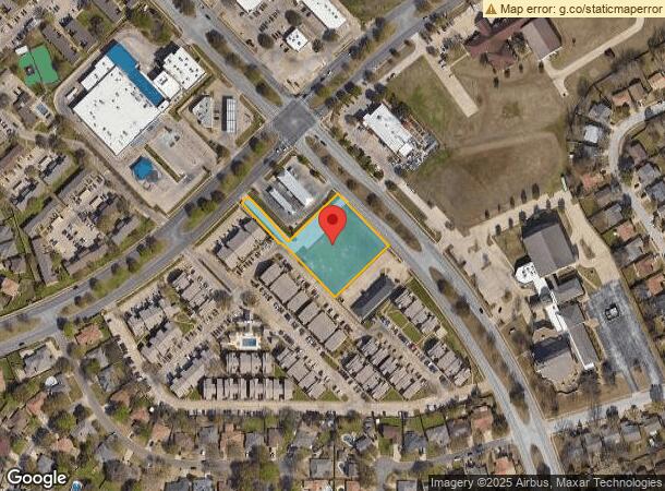  7520 S Hulen St, Fort Worth, TX Parcel Map