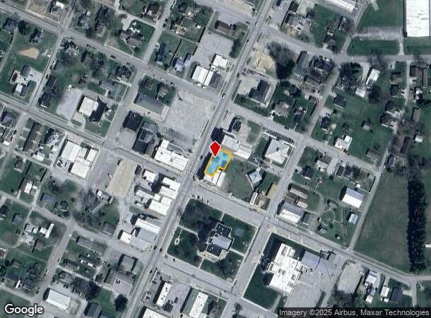 109 N Main St, Brownstown, IN Parcel Map