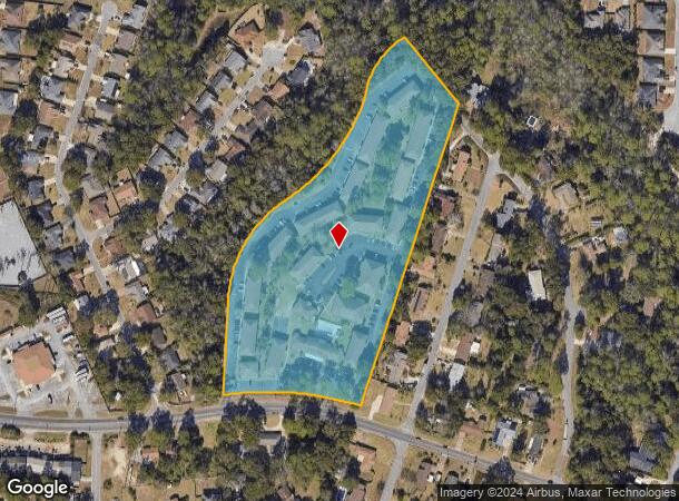  200 E Burgess Rd, Pensacola, FL Parcel Map