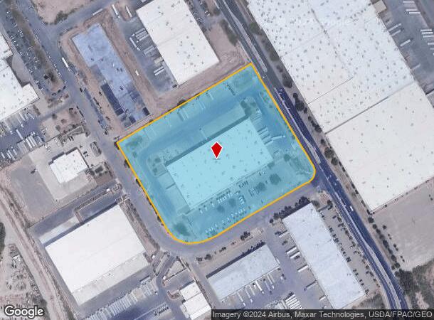  9500 Plaza Cir, El Paso, TX Parcel Map