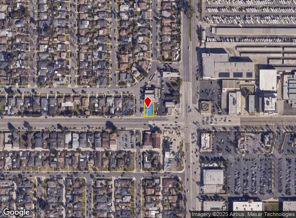  1901 E Carson St, Long Beach, CA Parcel Map