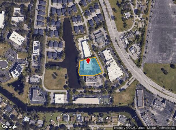  1720 E Tiffany Dr, Mangonia Park, FL Parcel Map