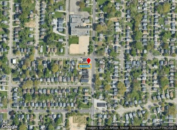  1078 Brown St, Akron, OH Parcel Map