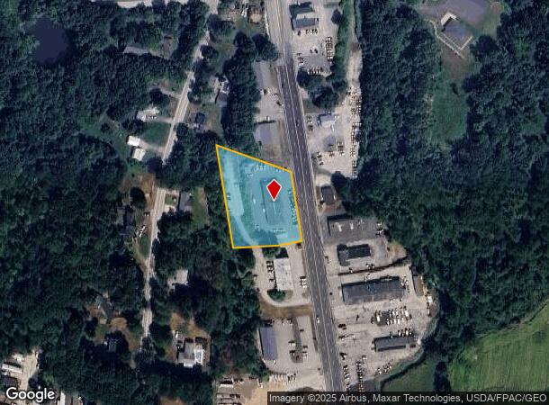  1122 Center St, Auburn, ME Parcel Map