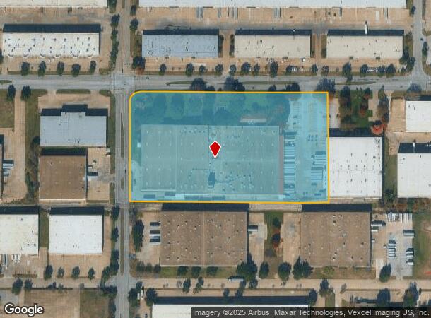 1200 W Carrier Pkwy, Grand Prairie, TX Parcel Map