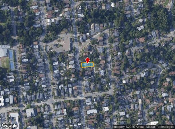 1315 Spruce St, Berkeley, CA Parcel Map