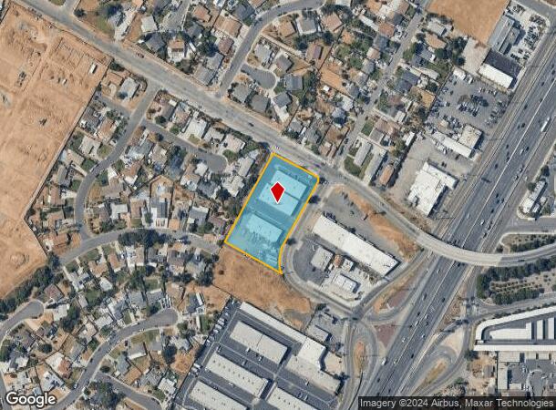  3232 Center St, Riverside, CA Parcel Map